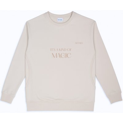 Moniel kojící mikina It's a kind of MAGIC krátká Basic Light Beige – Hledejceny.cz