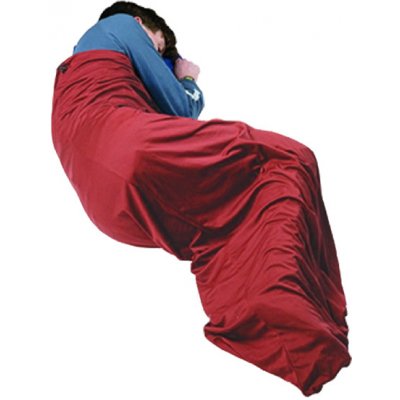 Trekmates Hotelier Cotton Liner 205 x 75 cm Červená – Hledejceny.cz