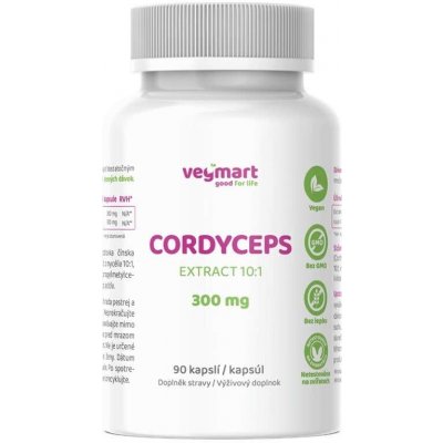 Vegmart Cordyceps 300 mg 90 kapslí – Hledejceny.cz