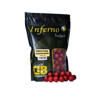 Carp Inferno Boilies Nutra Line 1 kg 20 mm Jogurtová jahoda – Zboží Dáma