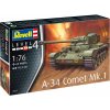 Sběratelský model Revell Plastic ModelKit tank 03317 A-34 Comet Mk.1 1:76