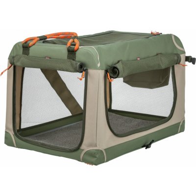 Comfy Tranportní přepravka L 63,8 x 60,7 x 95,5 cm olivová béžová – Sleviste.cz