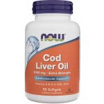Now Foods Cod Liver Oil olej z tresčích jater 1000 mg x 90 softgel kapslí – Hledejceny.cz