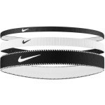 Nike Flex Classic Mixed Width Headbands 3PK černá/bílá černá – Zboží Dáma