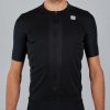 Cyklistický dres Sportful Strike krátký rukáv black/white
