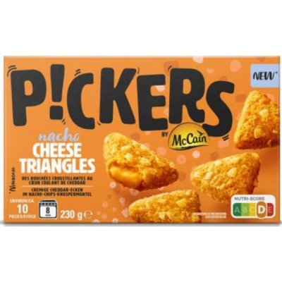 McCain Pickers Nacho Cheese Triangle 230 g – Zbozi.Blesk.cz