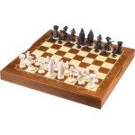 Dřevo plastové šachy Viking - černo / bílé velké – Zboží Živě