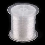 Vlasec silikonový pevný čirý, 1 mm, cívka (5 m) – Zboží Dáma