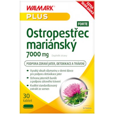 Walmark Ostropestřec mariánský 7000 mg FORTE 30 tablet – Zboží Mobilmania