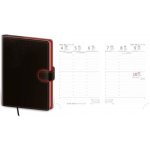 Flip A5 Týdenní 2026 černo/červená – Sleviste.cz