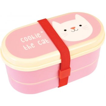 Rex London Cookie the Cat dětský svačinový box růžová