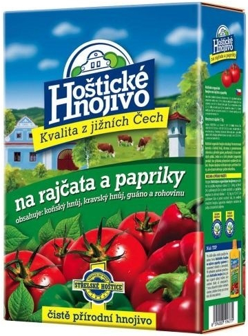 Střelské Hoštice Hoštické hnojivo na rajčata a papriky 1 kg