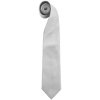Kravata Premier Workwear Kravata s jemným vzorem světle šedá