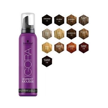 Schwarzkopf Igora Expert Mousse světle plavý popelavý 8-1 od 170 Kč -  Heureka.cz