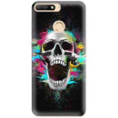 Pouzdro iSaprio - Skull in Colors - Huawei Y6 Prime 2018 – Zboží Mobilmania