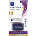 Nivea Anti-Wrinkle Contouring 65+ denní a noční krém pro zlepšení kontur 2 x 50 ml dárková sada – Zboží Dáma