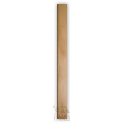 Hrdinka Práh do dveří 60 - 90 cm s těsněním Délka: 60 cm, Materiál: buk – Zboží Mobilmania