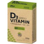 Vitar Vitamin D3 1000IU+betaglukan EKO 60 kapslí – Hledejceny.cz