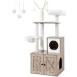 Feandrea škrabadlo se skříňkou na toaletu 58 x 50 x 140 cm – Zboží Dáma