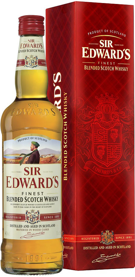 Sir Edwards Blended Scotch Whisky 40% 0,7 l (karton)