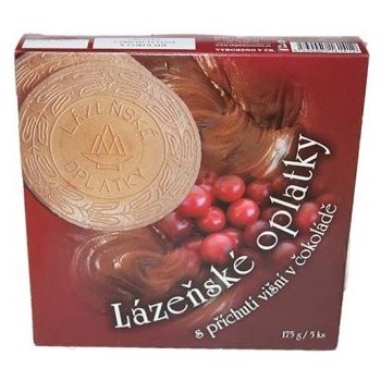 Clip Lázeňské oplatky višeň v čokoládě 175 g