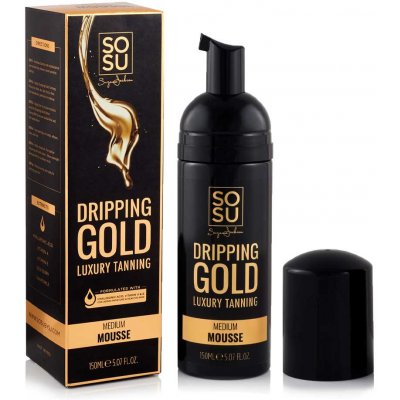 Sosu Dripping Gold Luxury Mousse samoopalovací pěna medium 150 ml – Zboží Dáma