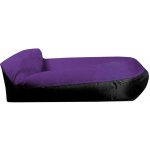 Aga Nafukovací vak lazy bag 230x70 cm Černý/Fialový – Zboží Dáma