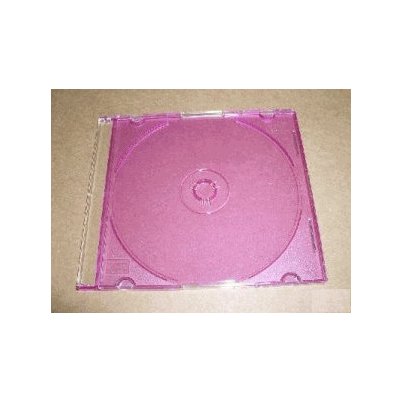 Obal 1CD slim fialový 5,2mm – Zboží Živě