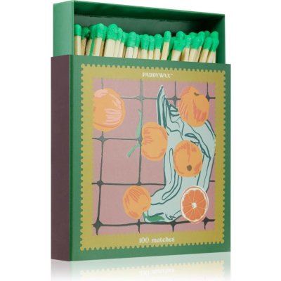 Paddywax Jumbo Boxed Oranges zápalky 100 ks 1 ks – Zboží Mobilmania