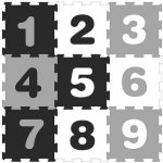 Smily Play Dětské pěnové puzzle podložka na zem Číslice 9 ks – Zboží Dáma
