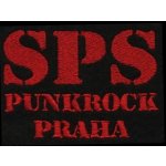 Nášivka SPS punkrock Praha červená vyšívaná – Zboží Dáma