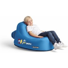 SoftyBag nafukovací židle Šmoulové dětská modrá