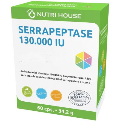 SERRAPEPTASE 130.000 IU 60 tobolek – Hledejceny.cz