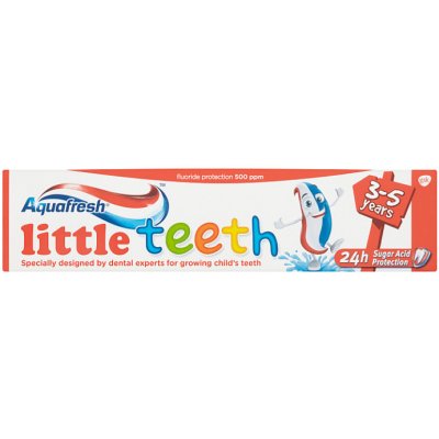 Aquafresh little teeth 3-5 let dětská zubní pasta 50 ml – Hledejceny.cz