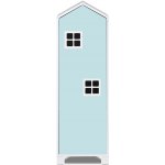 Vingo Dětská skříň domeček 126 cm mentolový – Zboží Dáma