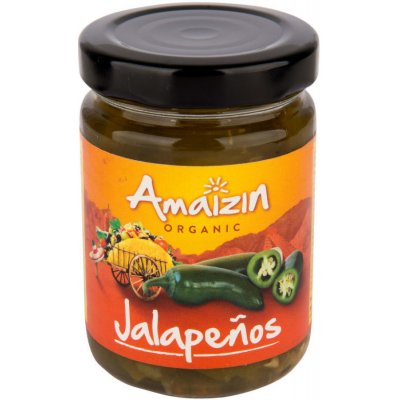 AMAIZIN Papričky Jalapenos sterilované Bio 150 g