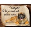 Autovýbava Sport hobby Cedulka Leonberger Vstupte CP094 20 x 15 cm