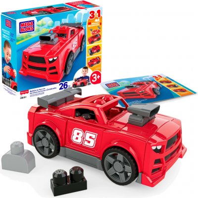 Mega Bloks Stavebnice závodní auto 3 v 1 JKG35 – Zbozi.Blesk.cz