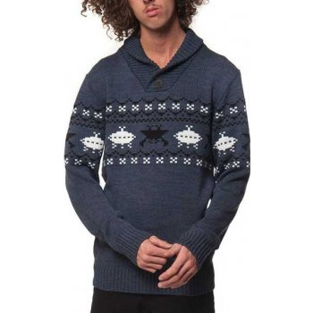 Horsefeathers Hey Dude Sweater blue melange