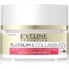 Přípravek na vrásky a stárnoucí pleť Eveline Cosmetics Platinum & collagen denní i noční protivráskový krém 60+ 50 ml