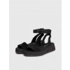 Dámské sandály Calvin Klein Jeans Espadrilky Sporty Wedge Rope Su Con YW0YW00977 Černá