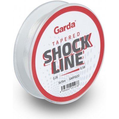 Garda Šňůra Shock Line 5x15m 0,26-0,58mm – Hledejceny.cz