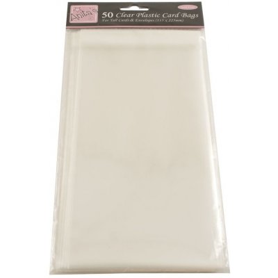 Docrafts Celofánové sáčky DL 115 × 225 mm, samolepicí (50 ks) – Hledejceny.cz