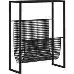 ČERNÝ STOJAN NA NOVINY 35X15X45CM OCEL – Hledejceny.cz