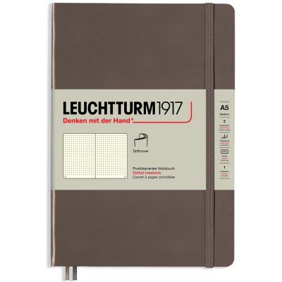 Leuchtturm1917 Medium Tečkovaný zápisník A5 Softcover Warm Earth – Zboží Živě