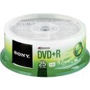 Sony DVD+R 4,7GB 16x, cakebox, 25ks (25DPR47SP)