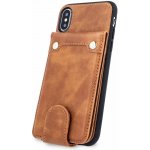Pocket Case hnědé – iPhone Xr – Zboží Mobilmania
