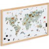 Tabule Zeller Magnetická mapa světa 60 x 40 cm