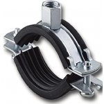 Objímka trubková s gumovou vložkou, dvoušroubová ZN 102 - 116 mm 4inch - hobby balení, balení 1 ks – Zboží Mobilmania