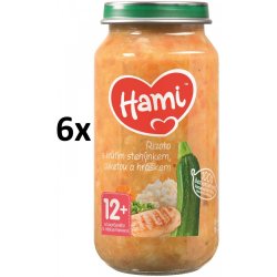 Hami Rizoto s krůtím stehýnkem cuketou a hráškem 6 x 250 g